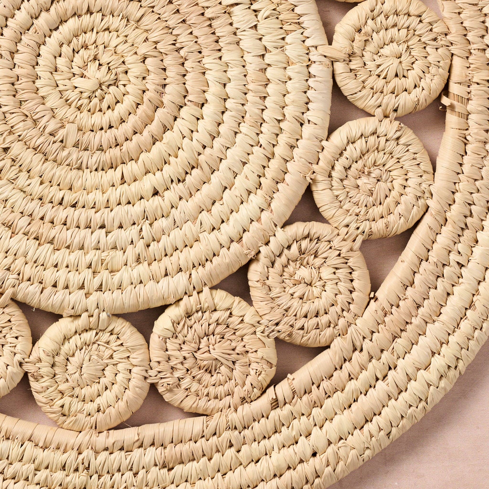 Ten Thousand Villages - Wholesale Charger Plate - Pleta Woven Date Palm Leaf Charger2