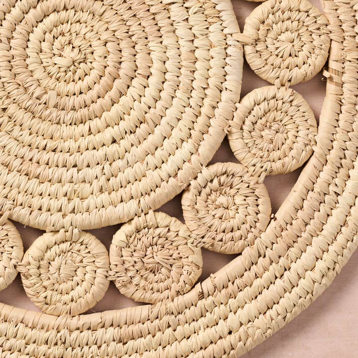 Ten Thousand Villages - Wholesale Charger Plate - Pleta Woven Date Palm Leaf Charger2