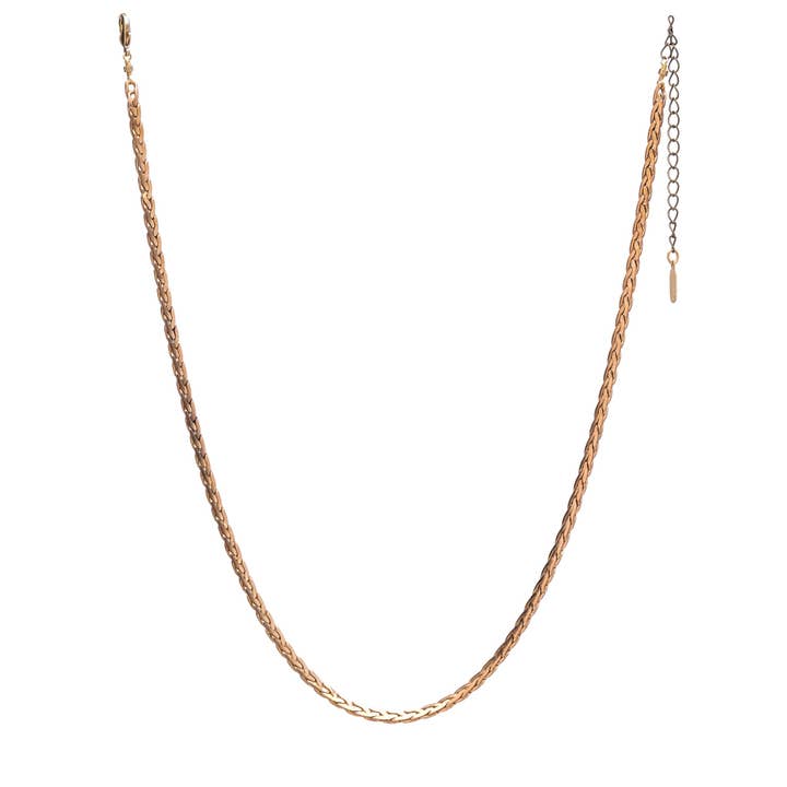 Hailey Gerrits - Wholesale Link & Chain Necklace - Braid Chain Necklace