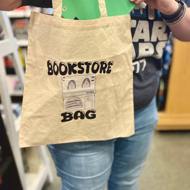 Bookstore Bag for wholesale by Southpaw Draws