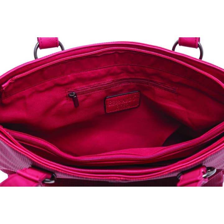 Bernardo Bossi - Wholesale Shoulder Bag - Women's - Bernardo Bossi Handbag Bowling Bag “Perforated15