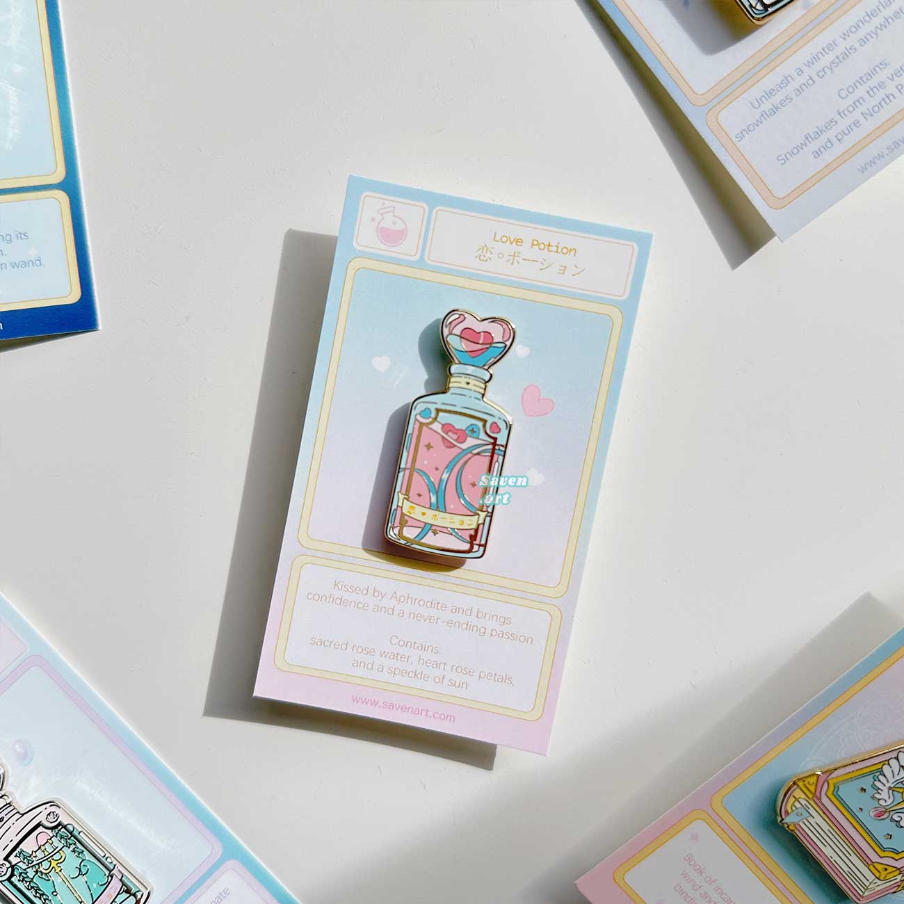 Saven.art - Wholesale Lapel Pin/Button - Enamel Pin: Love Potion0