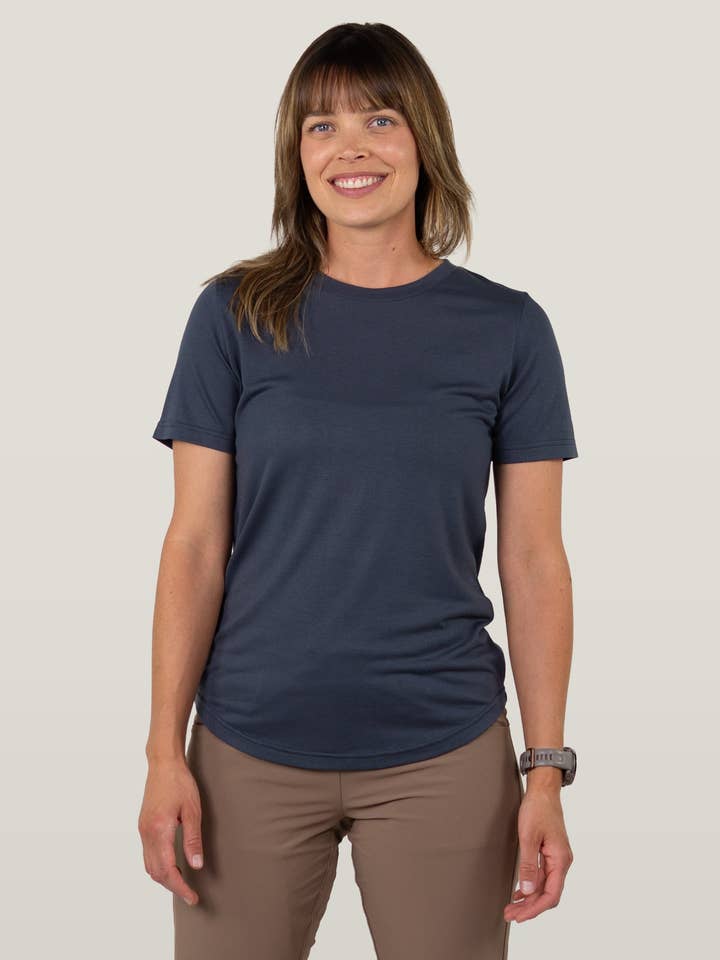 Women's Core Traverse Tek Tee for wholesale by Belong Designs