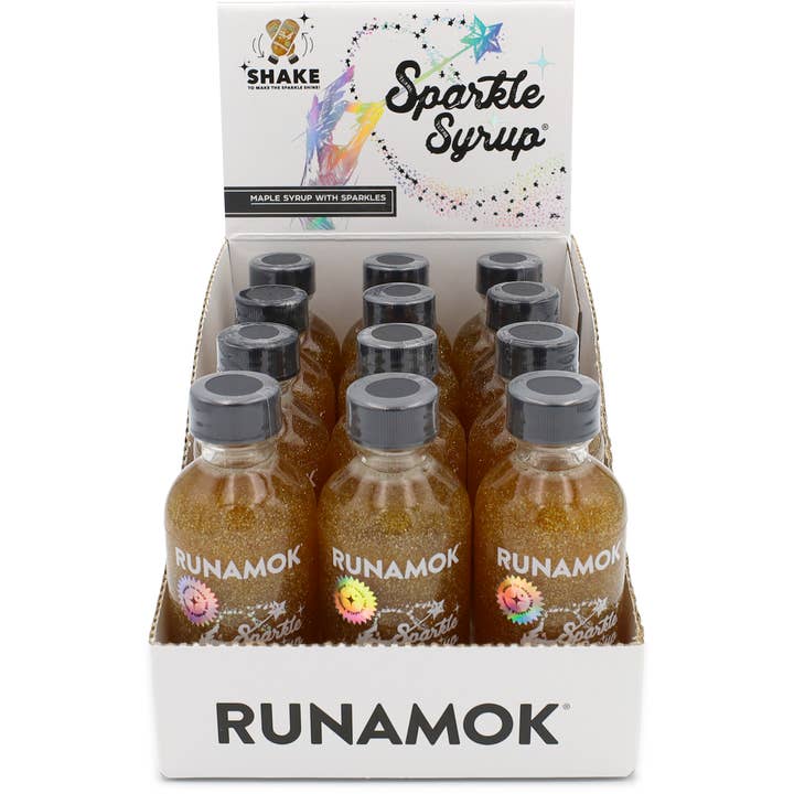 Runamok - Wholesale Maple Syrup - Mini Sparkle Syrup 60ml w/ 12pk POS Display