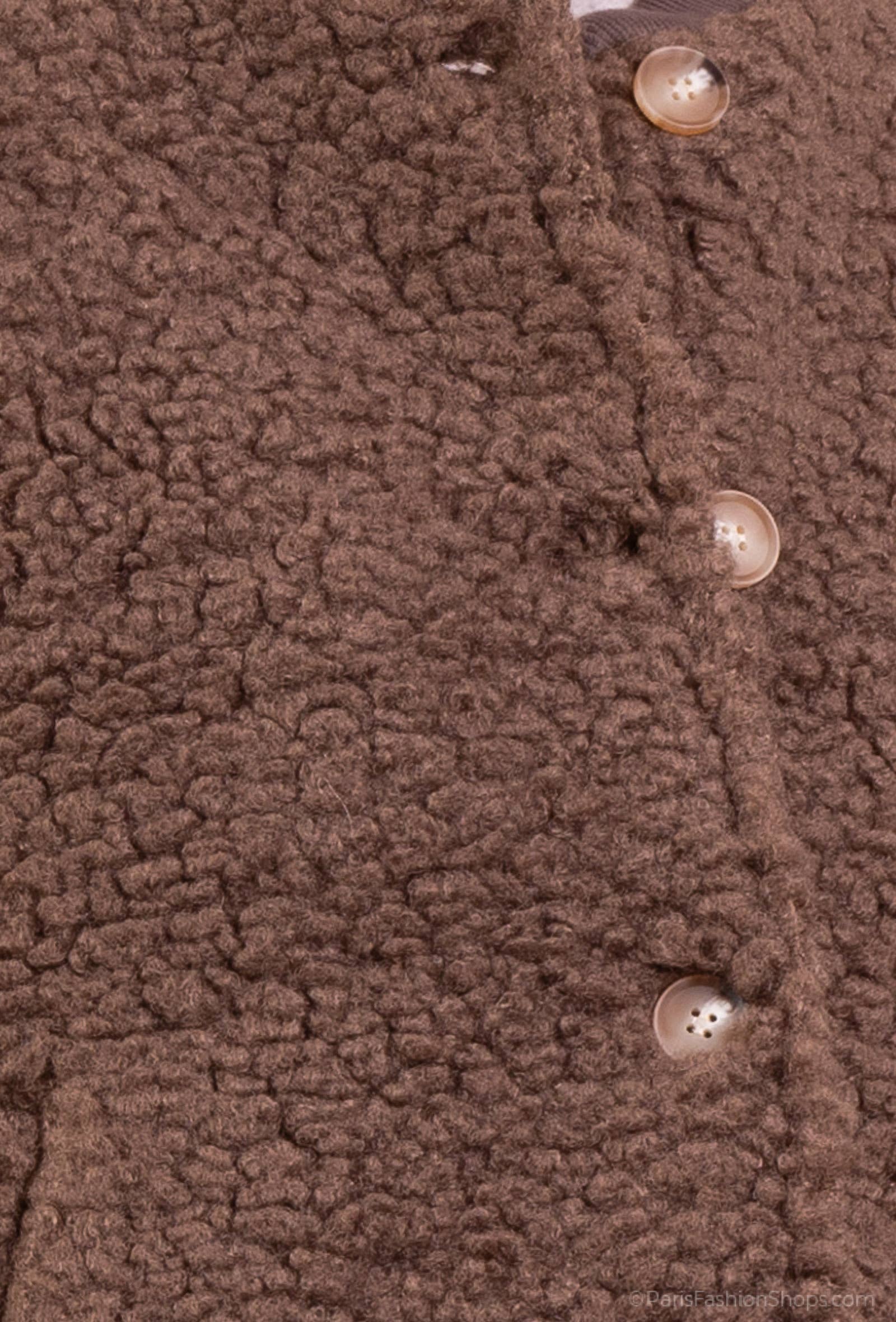 Pépouz' Paris - Wholesale Bomberjack - Dames - Oversized bomberjack in boucle PV252814