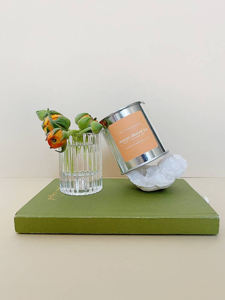 Mango Shaved Ice (Bingsu) Coconut Soy Candle 8oz for wholesale by The Scent Library