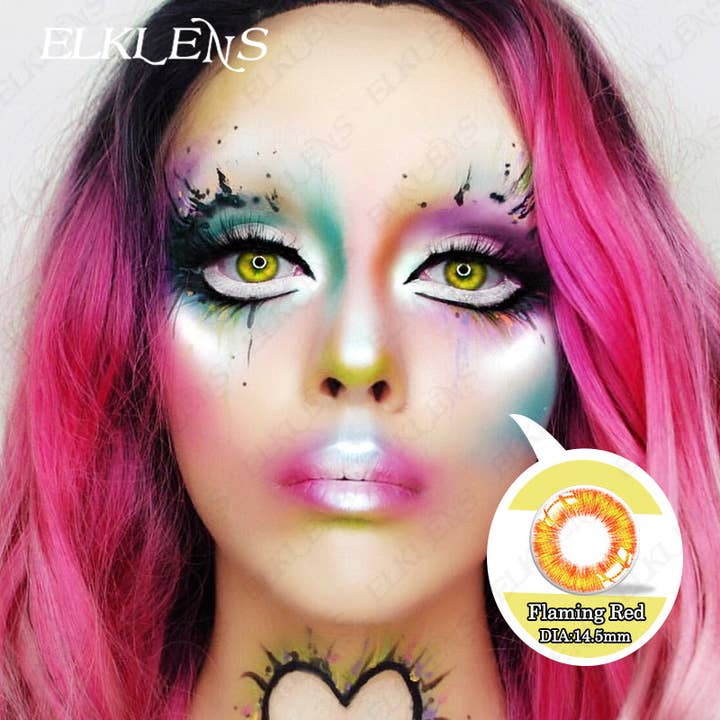 Halloween Naruto Brown Cosplay Contact Lenses for wholesale by ELKLENS