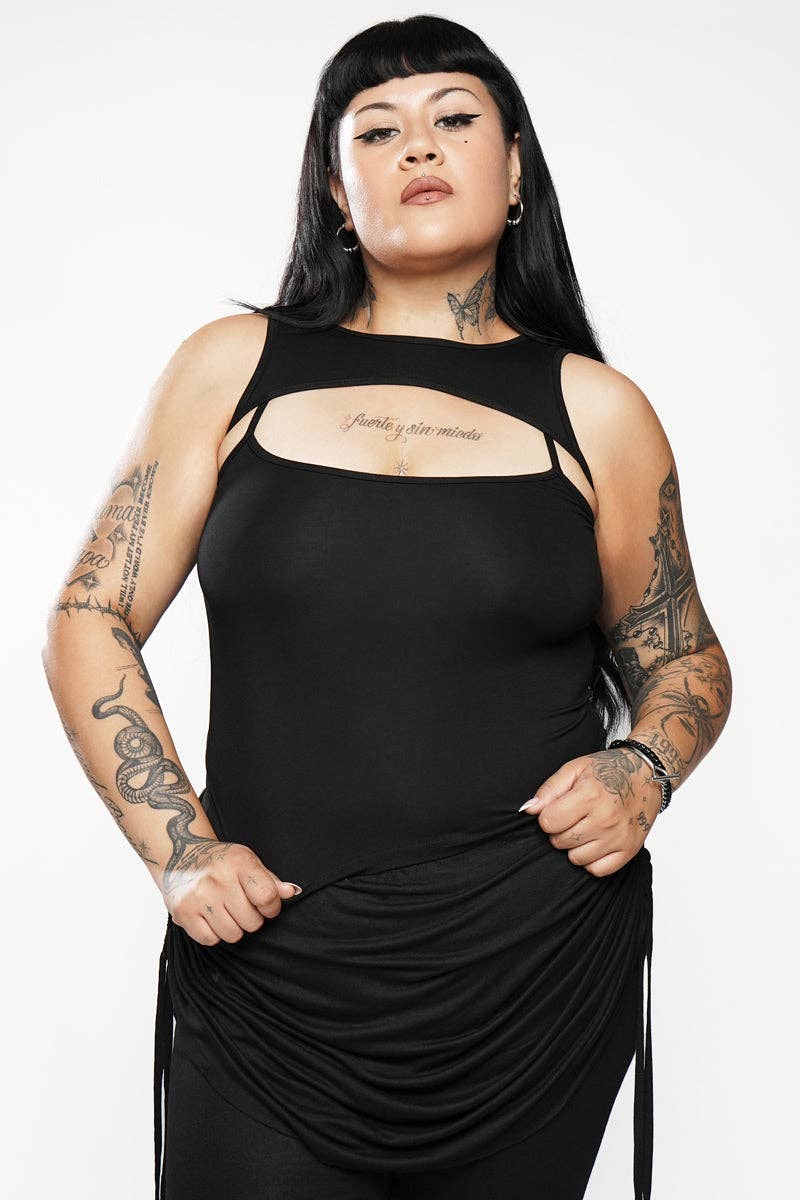 BLACK Andromeda Tank Top for wholesale on Faire12