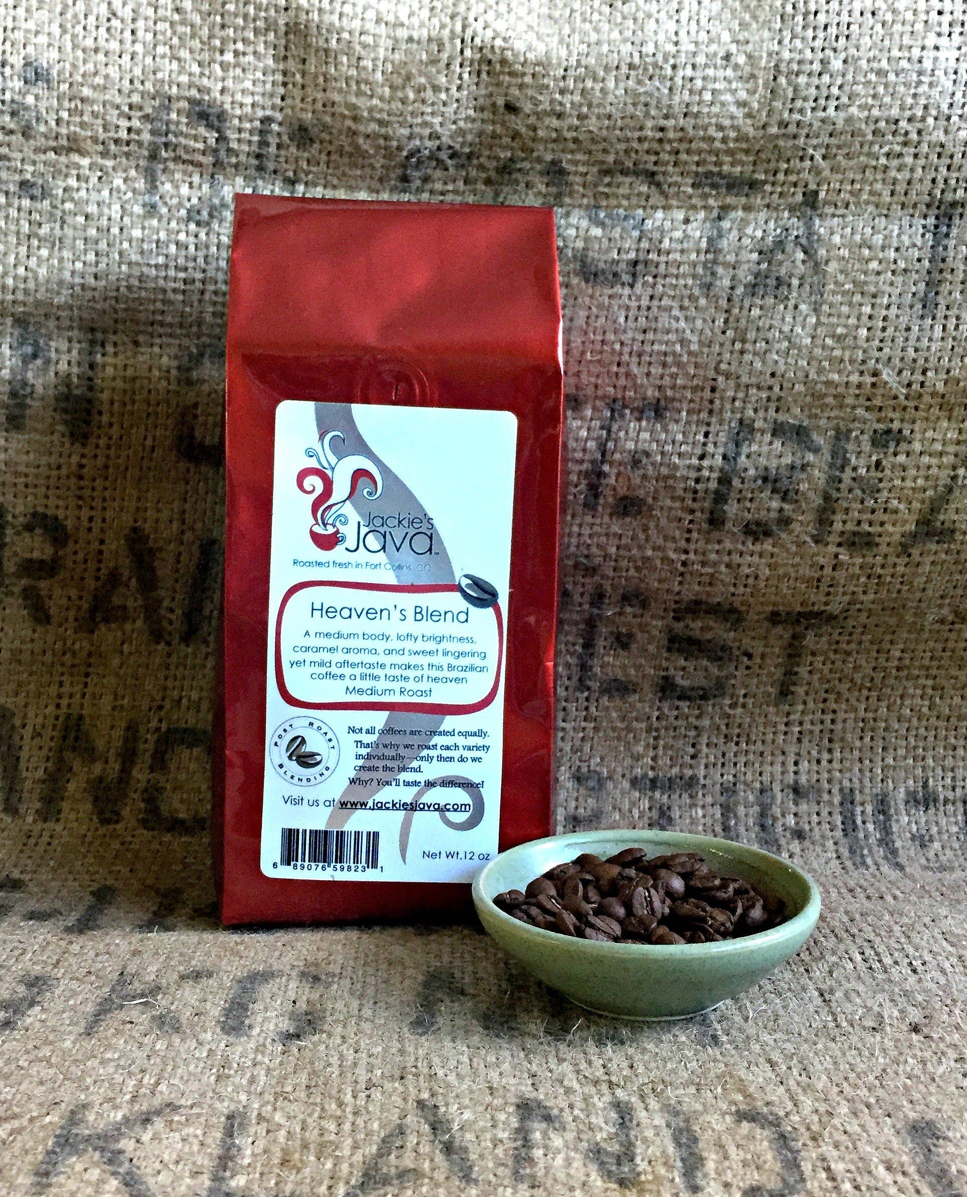 Jackies Java - Wholesale Coffee Beans - Heaven's Blend Coffee1