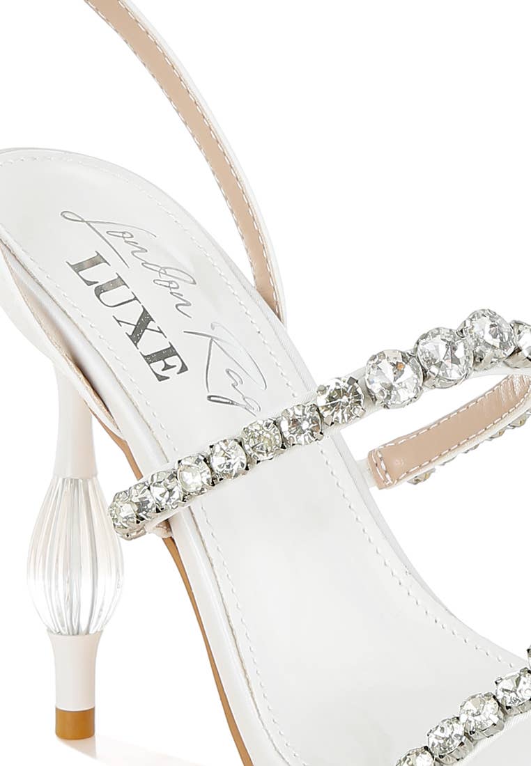 Rag Company - Wholesale High Heels - Women's - Aragon Diamante Embellished Fantasy Heel Sandals1