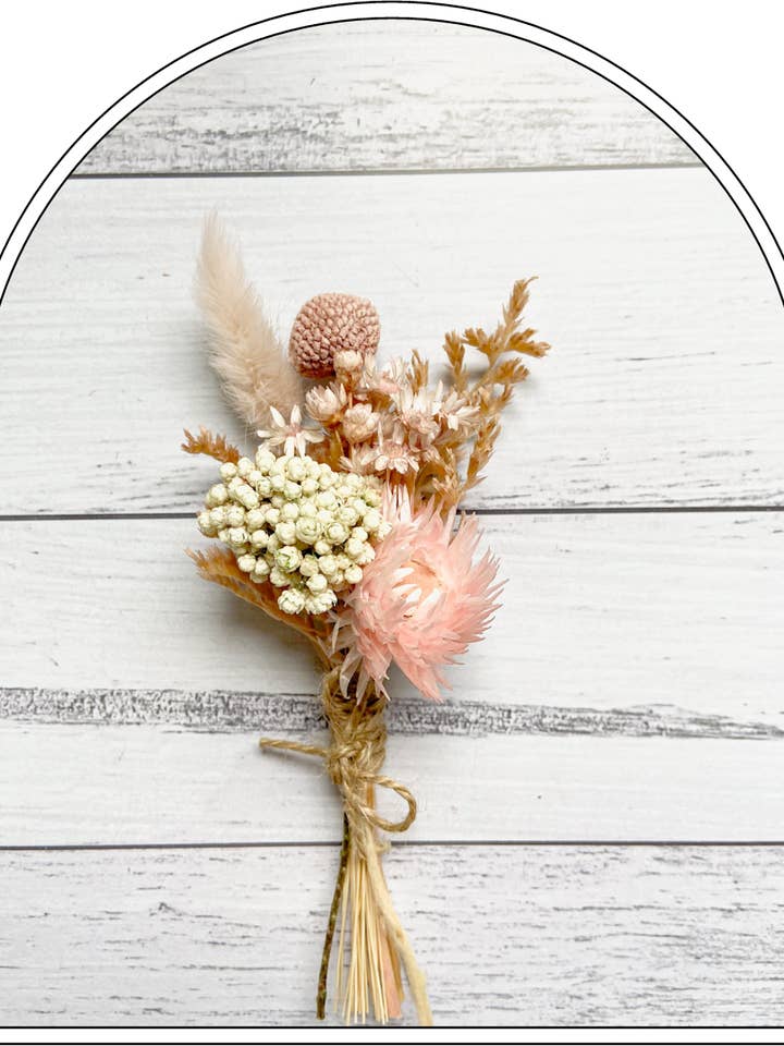 'Oh So Pretty' Dried Flower Posies for wholesale by Bohokind