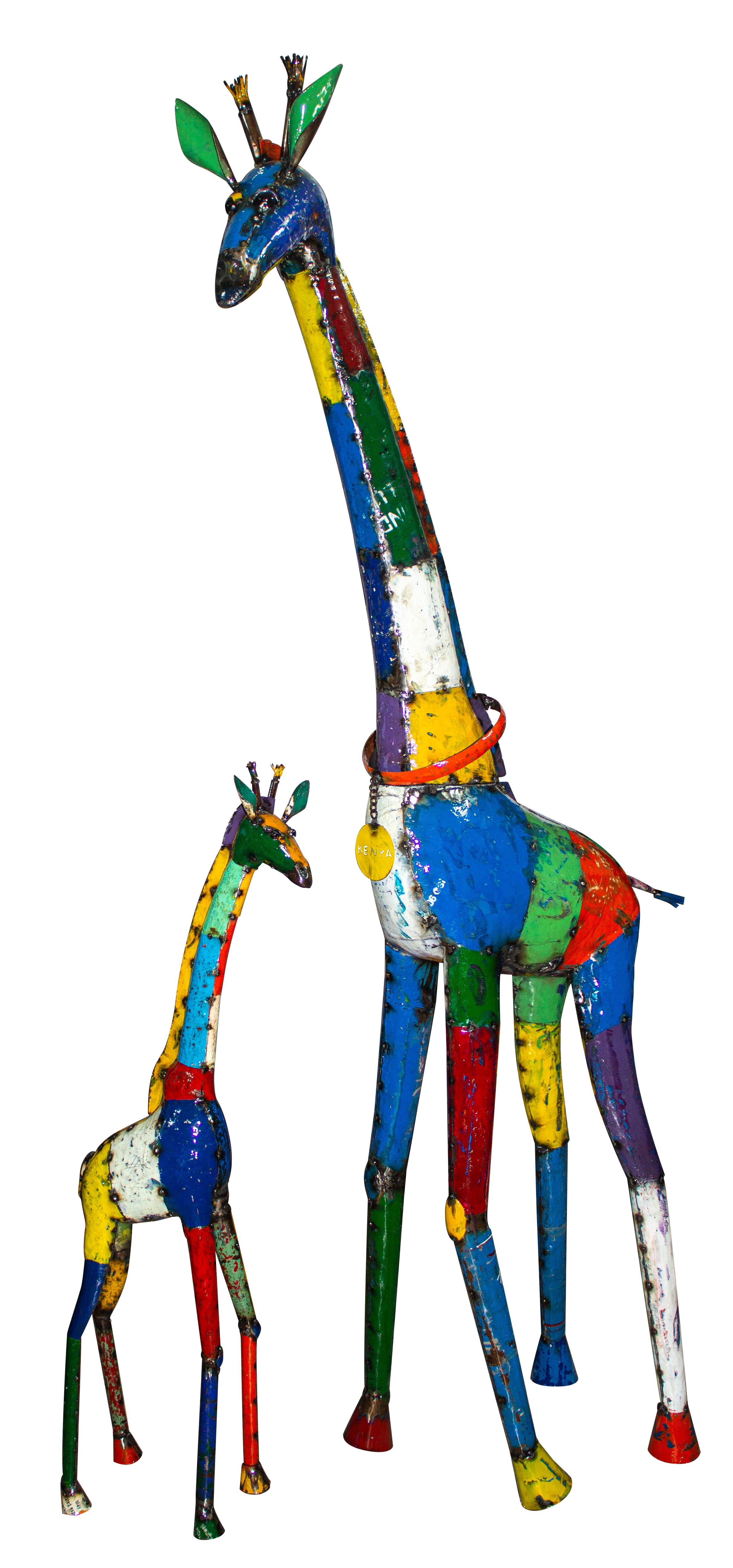Think Outside - Vente Sculpture - Kenya la girafe1
