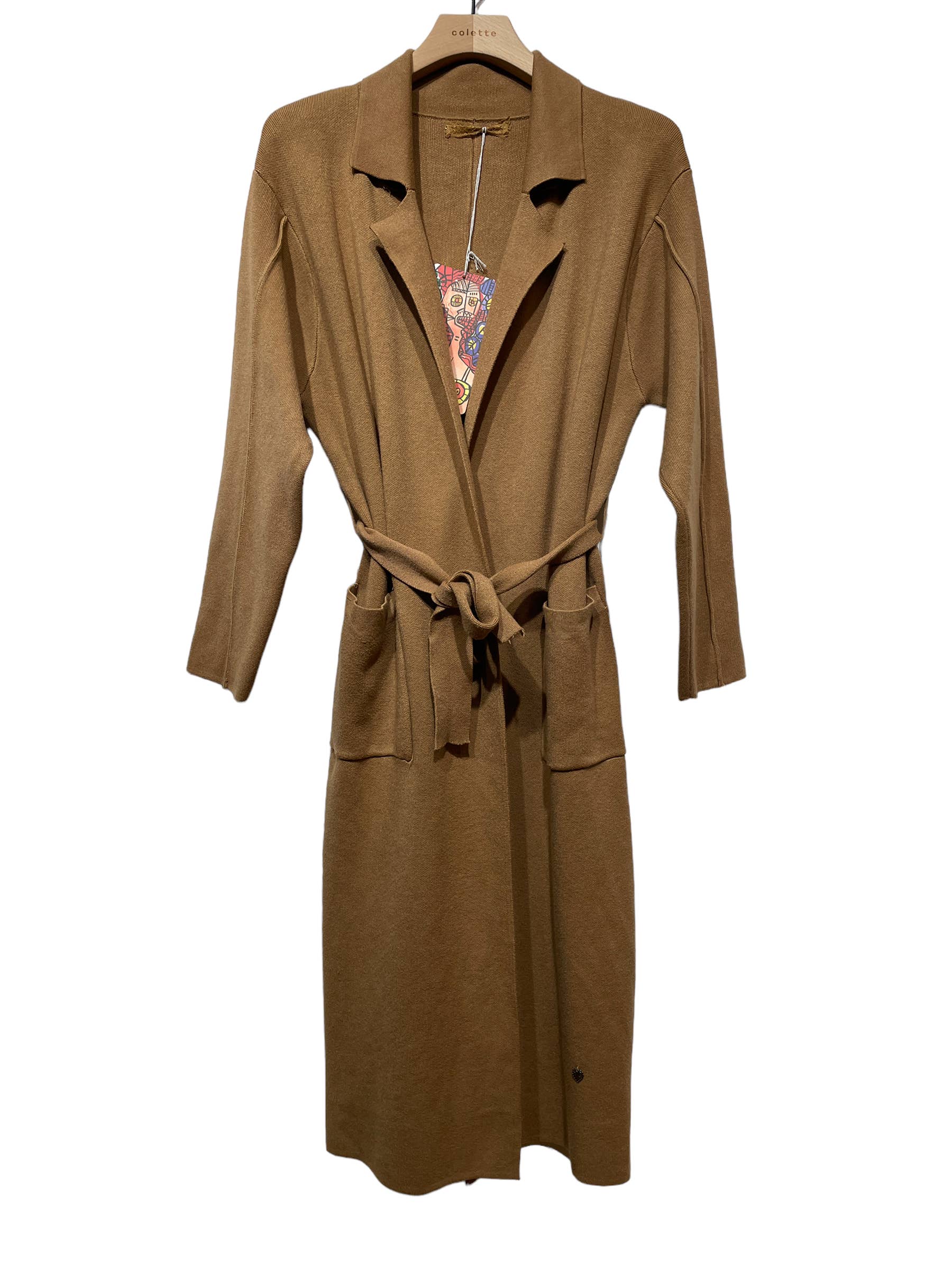 LINEN & COTTON HOUSE - Wholesale Coat - Women's - Classic knitted coat 13103. FALL WINTER CLOTHING1