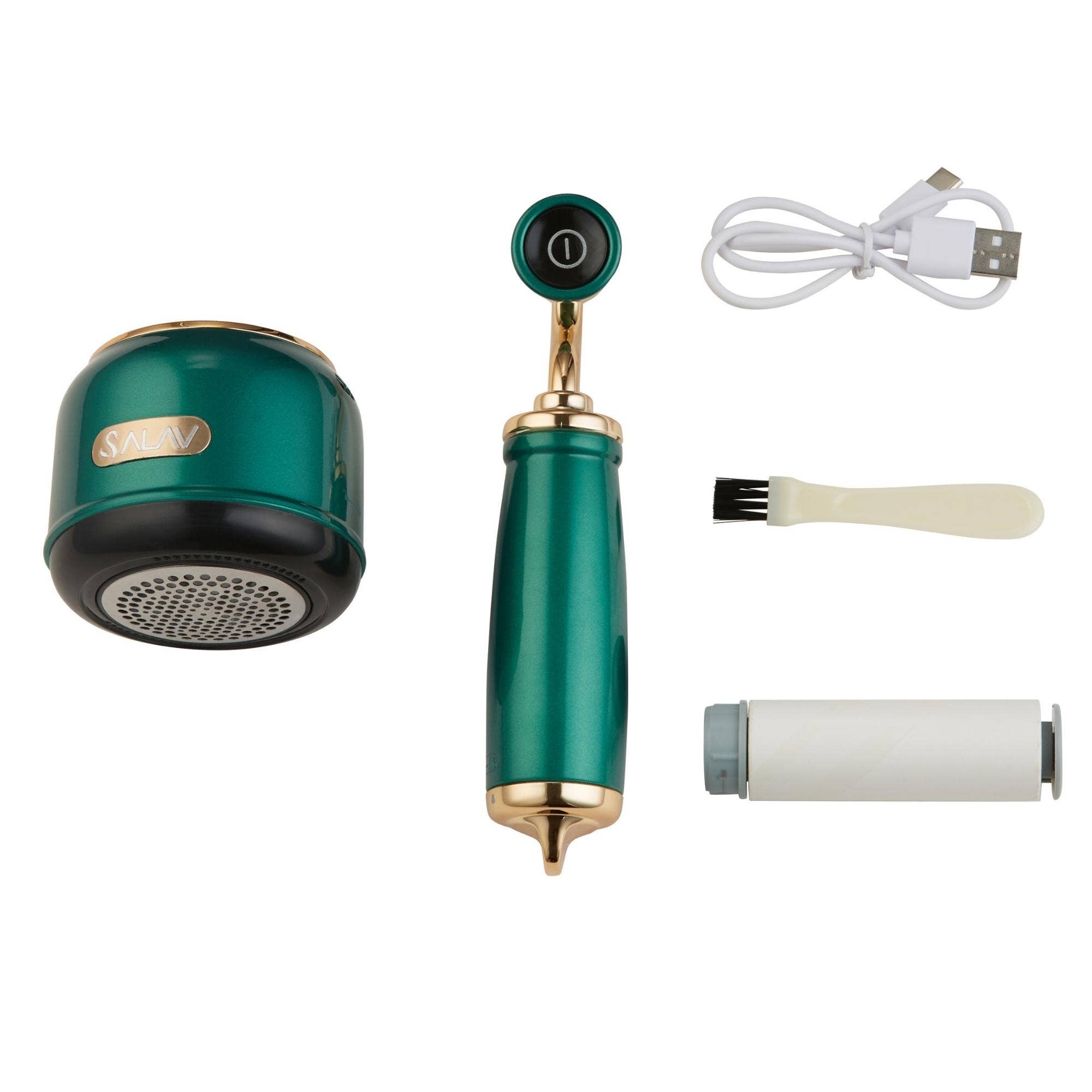 Salav-True & Tidy - Wholesale Lint Roller - Retro Edition Rechargeable Fabric Shaver and Lint Roller3