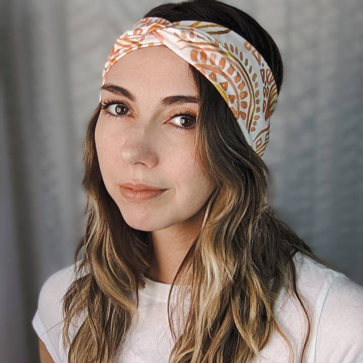 Duende Collection - Venta al por mayor Cinta para el pelo - Mujer - Diadema Boho terracota