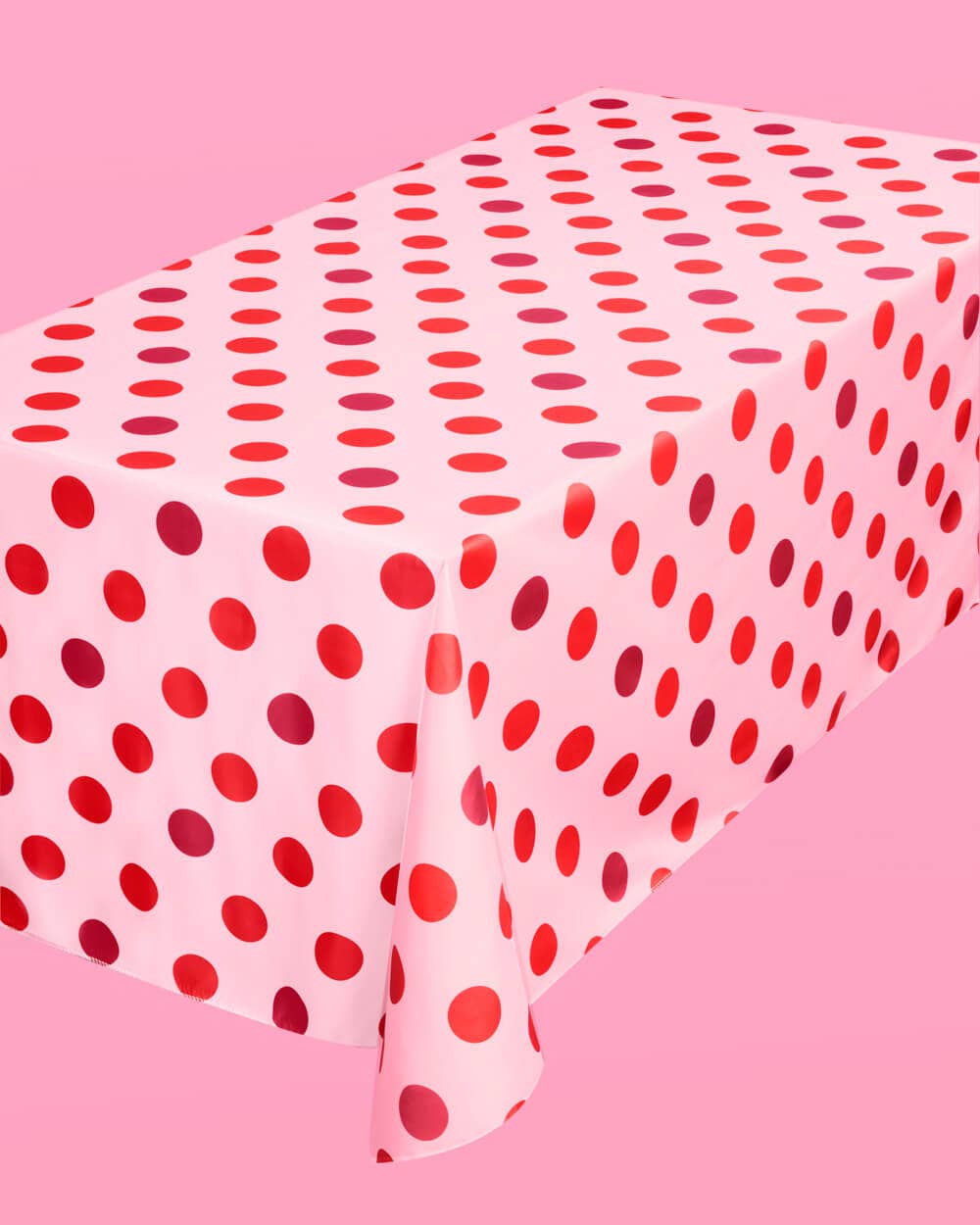 xo, Fetti - Wholesale Tablecloth - Circus Tablecloth - washable tablecloth, pink polka dot1