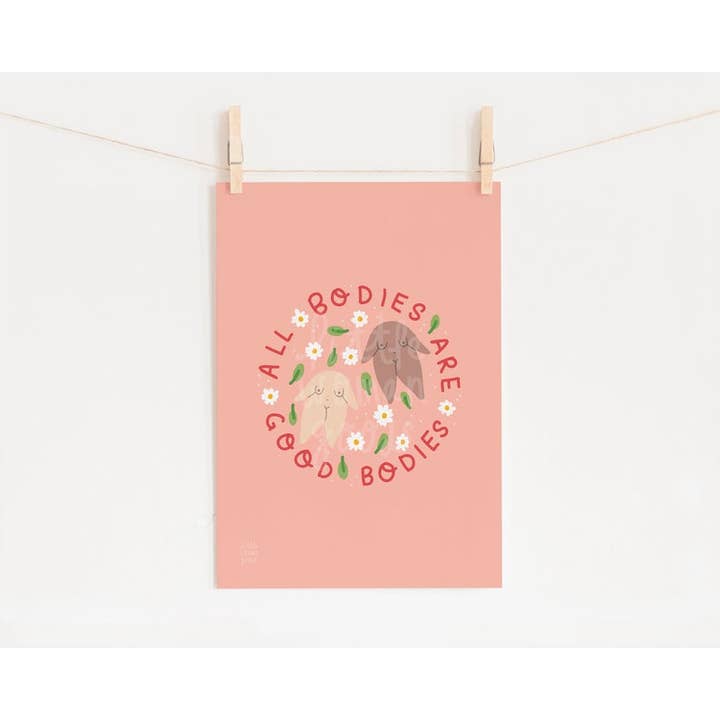 Little Woman Goods - Wholesale Kunstprint - Body Positivity Art Print - Origineel feministisch kunstwerk