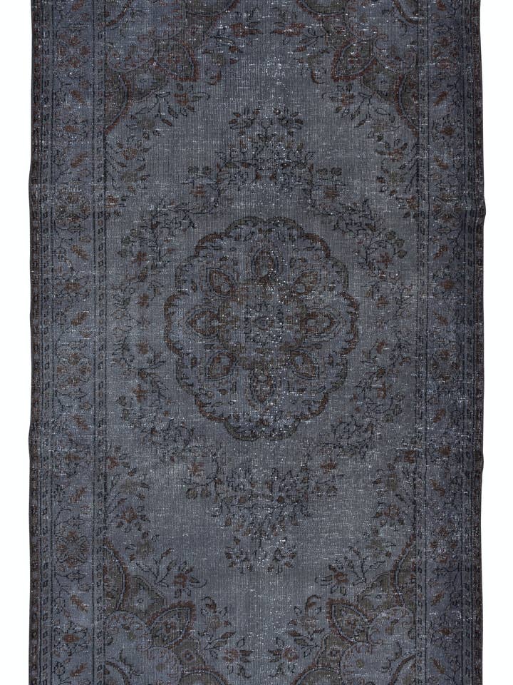 5,5x9,7 Ft moderne grå håndlavet tyrkisk tæppe til stuen for engroshandel hos Rug Specialist LLC.