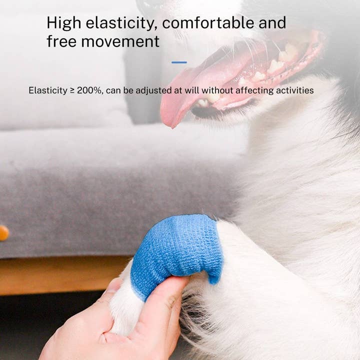 PAWPAWwholesale - Wholesale Pet Paw Protection - Pet Paw Wrap Bandage for Dogs, Self-Adhesive_CWMM613012