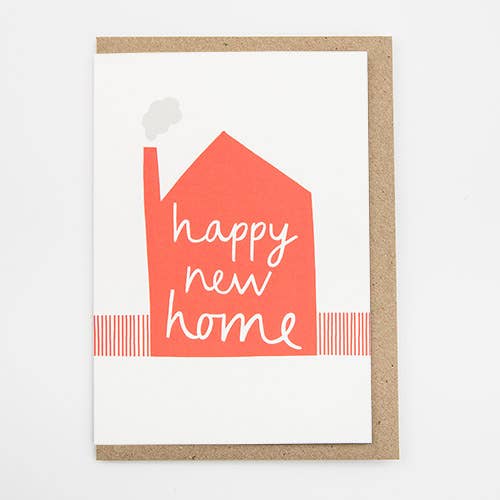 Happy New Home - Housewarming-kaart voor wholesale door Alison Hardcastle