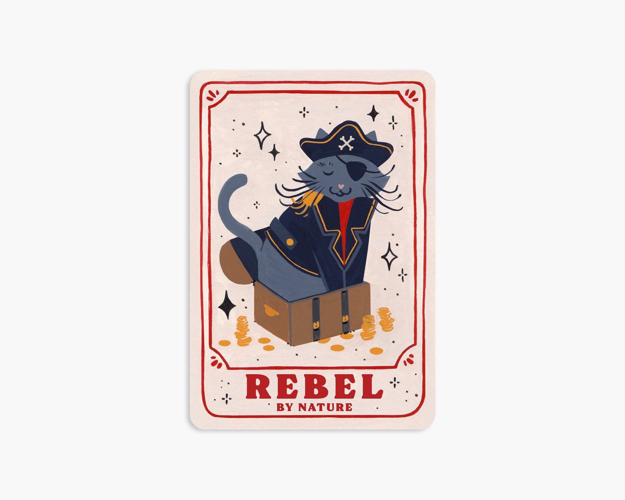 Day One Paper Co. - Wholesale Sticker - Rebel by Nature - Vinyl Sticker0
