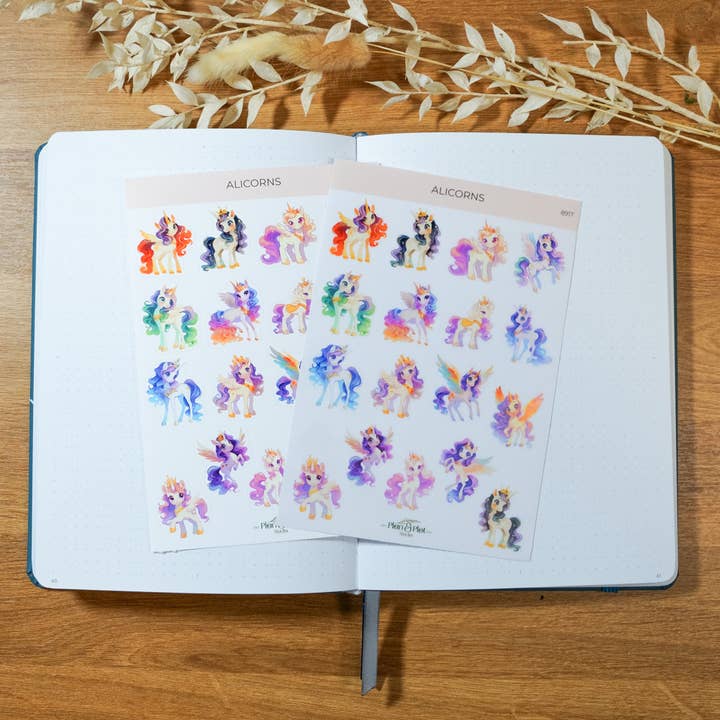 Plan & Plot Studio - Wholesale Sticker - Alicorns | Stickers2