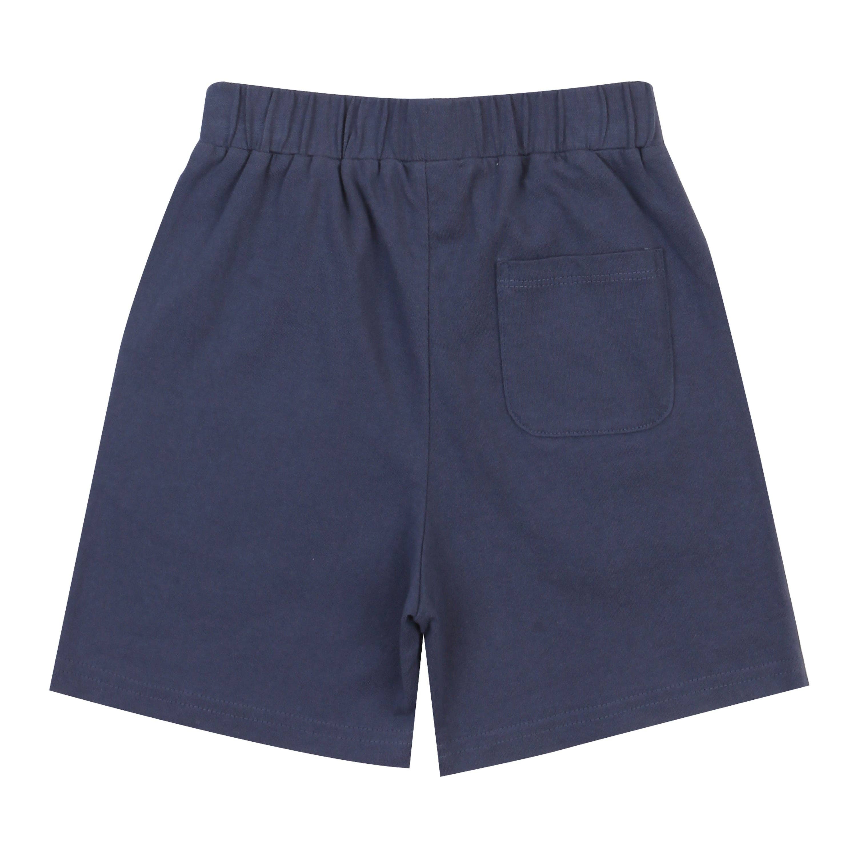 ToTo Heros - Wholesale Top & Short Set - Kids - Davin Striped T-Shirt & Solid Shorts Set4