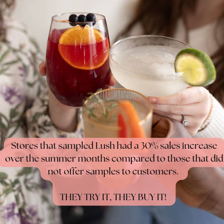 Lush Wine Mix - Wholesale Cocktail Mix/Syrup - SUMMER CASEPACK -BESTSELLER WINE SLUSHIES GUARARTEE SELL OUT