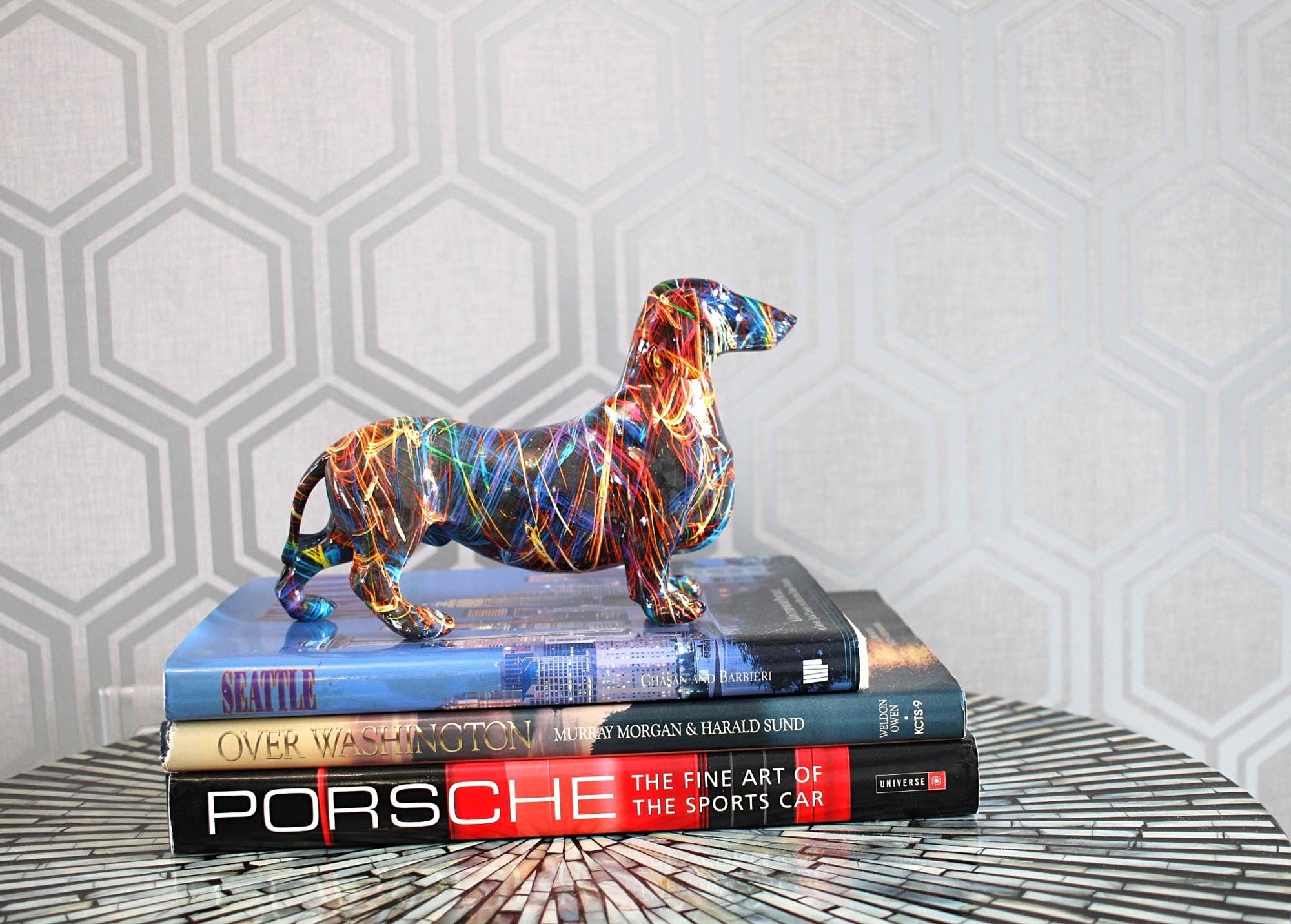 Interior Illusions Plus - Wholesale Sculpture -  Electric Dachshund - 11" long3