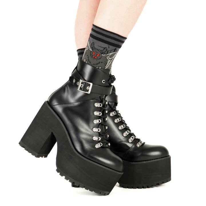 FootClothes LLC - Wholesale Socks - Unisex - Mothman Crew Socks20