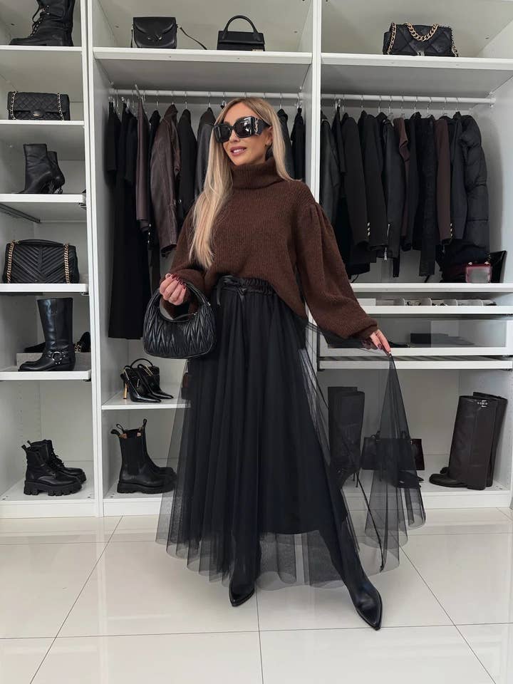 Hope & Sunshine - Wholesale Skirt - Women's - Tulle Maxi Skirt For Women2