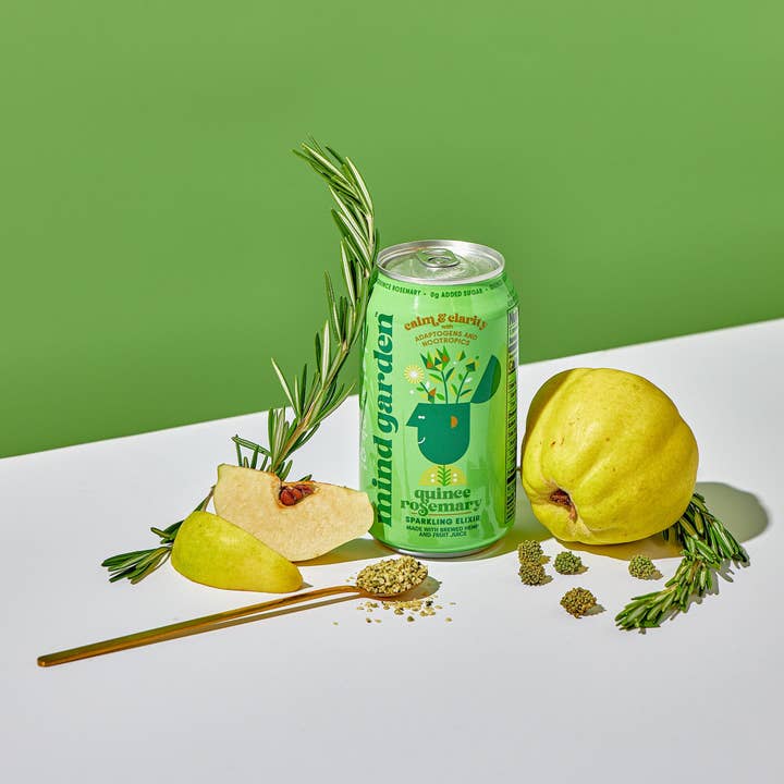 Mind Garden - Wholesale Wellness Juice/Tonic - Mind Garden Adaptogen Quince Rosemary Drink (12-Pack)