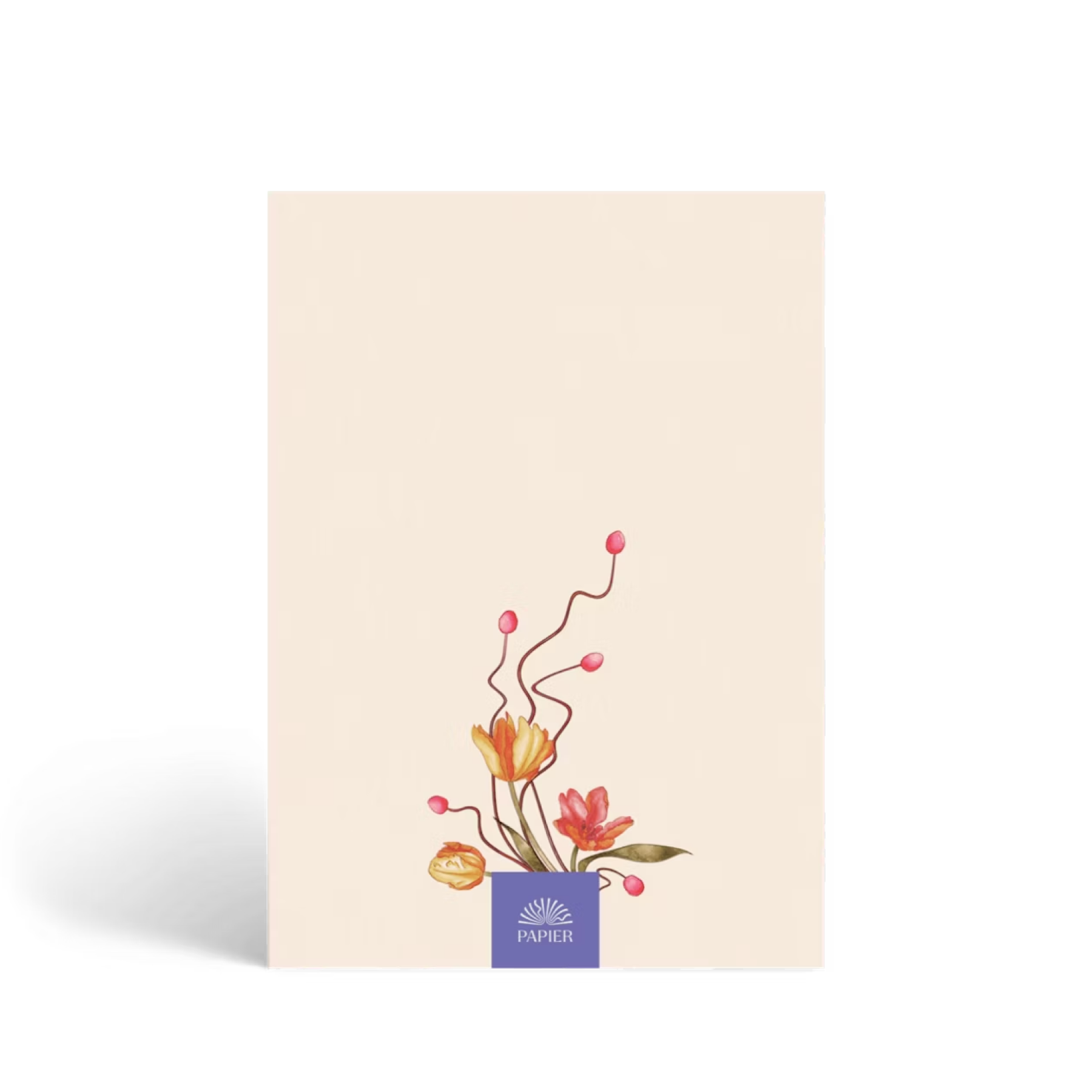 Papier - Wholesale Notebook - Lined Notebook, A5 Hardcover - Wild Arrangement 1