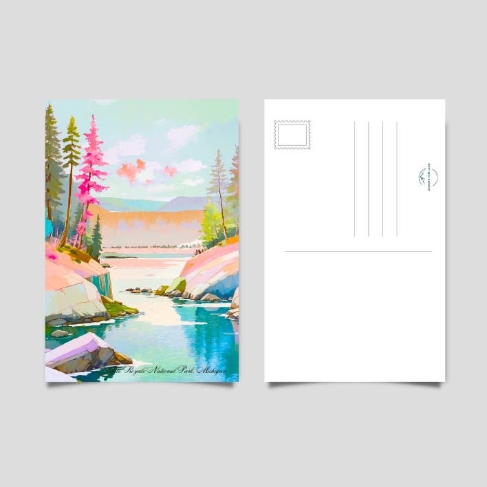 Isle Royale National Park Postcard for wholesale by Across Our Land