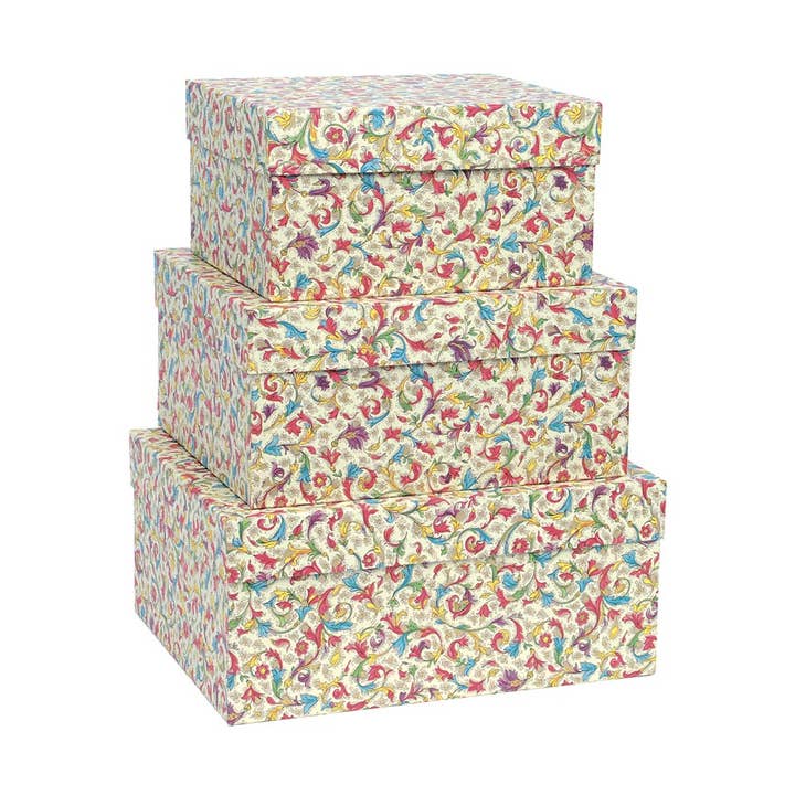 Medium Set of “Florentia” Boxes for wholesale by Kartos