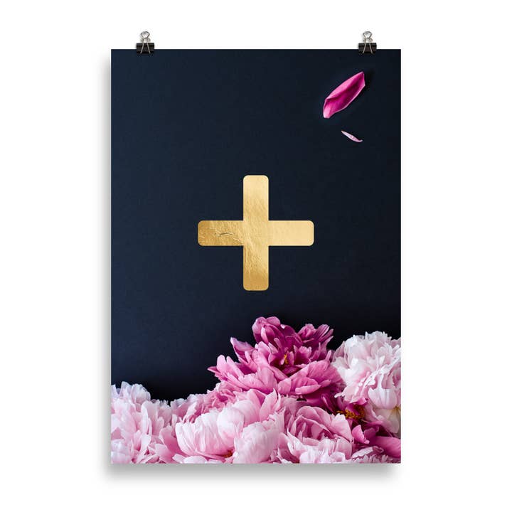 Pioenen ABC | Letter Plus voor wholesale door HEARTMADE Prints