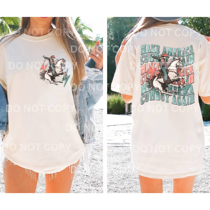 Make America Cowboy Again for wholesale by Southern Backroad Tees LLC