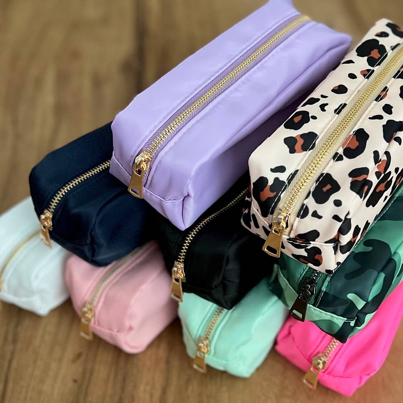 Palmy Pineapple - Vente Étuis/trousses à crayons - Trousse à crayons en nylon/trousse à pinceaux de maquillage pour patchs en chenille11