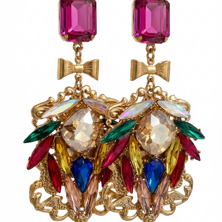 Kristin Hayes Jewelry - Wholesale Dangle Earrings - The Mardi Gras0