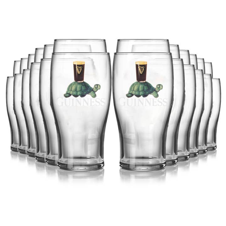 Verre à pinte Guinness Gilroy Tortue - Pack de 24 pour la vente par James Trading Group INC