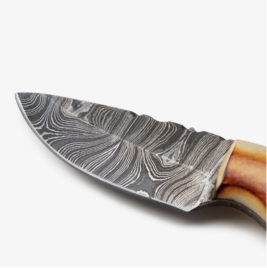 Titan International - Wholesale Kitchen/Utility Knife - Damascus Blaze Neck Knife - Titan TD-2004