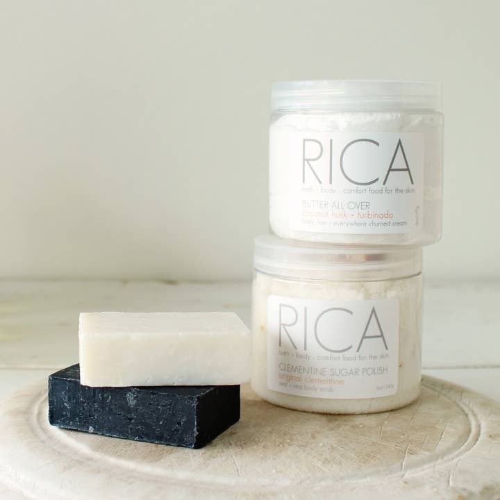 RICA bath + body - Wholesale Body Scrub/Exfoliant - Clementine Sugar Polish, 12 oz.4