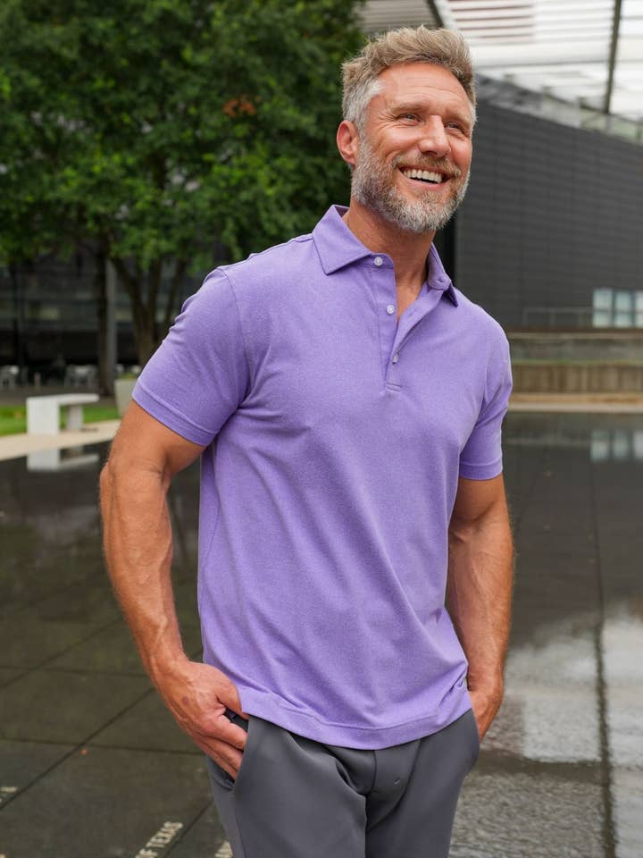 USA Palm - Wholesale Polo - Men's - Heathered Polo72