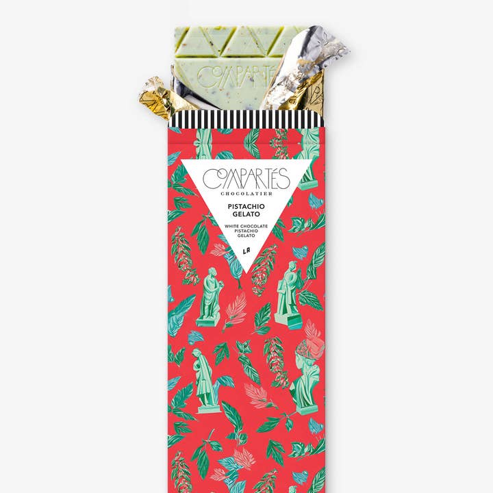 Compartes Chocolate - Wholesale Chocolate Bar - *NEW* PISTACHIO GELATO Chocolate Bar