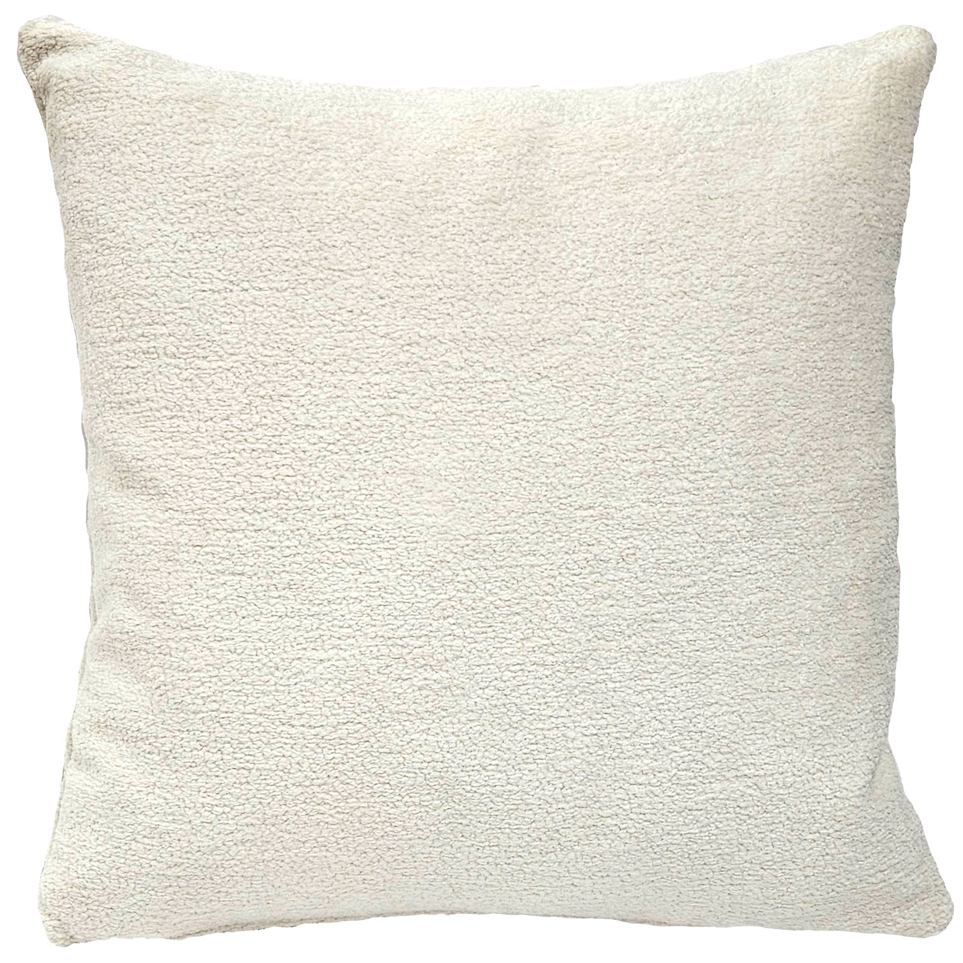 Pillow Decor – Almofada decorativa/de sofá por atacado – Almofada Quadrada Orleans Alabaster Cream Boucle, 50x50 cm0