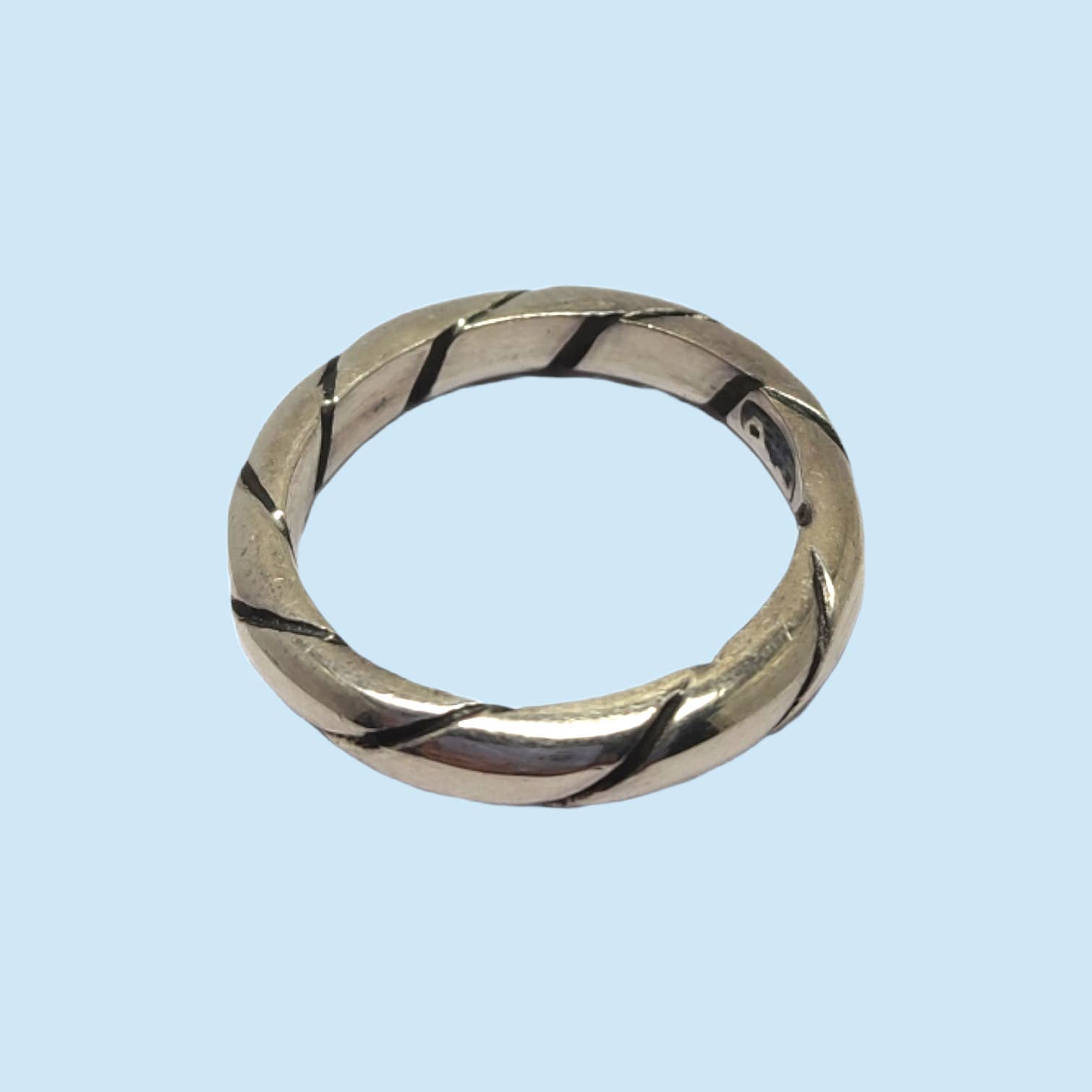 Iroquoise - Wholesale Band/Stacked Ring - 925 Sterling Silver Rope Ring