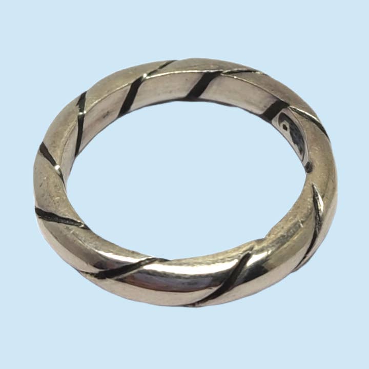 Iroquoise - Wholesale Band/Stacked Ring - 925 Sterling Silver Rope Ring0