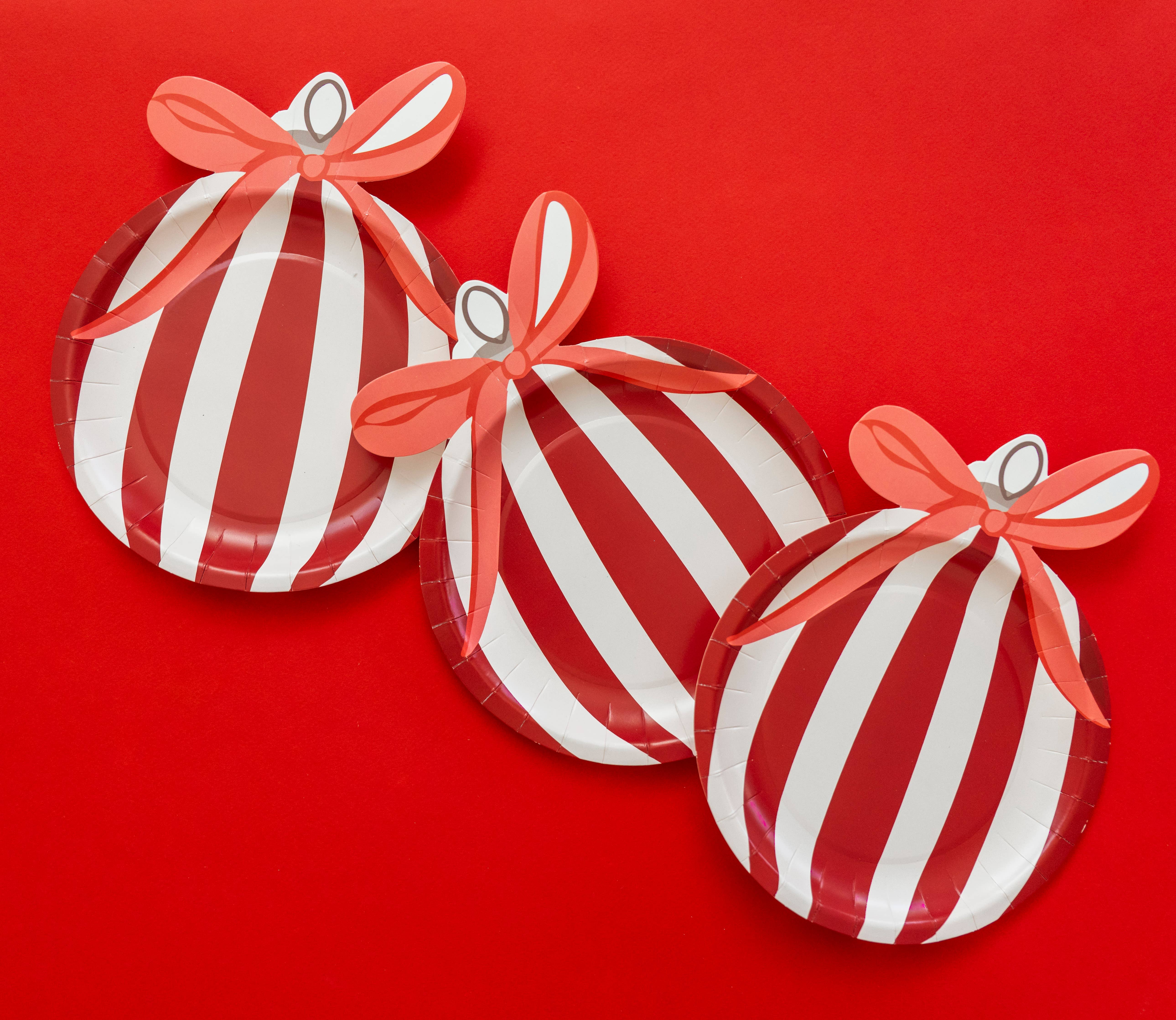 Festive Fun Co. - Vente Assiette jetable - Assiette en forme d'ornement1