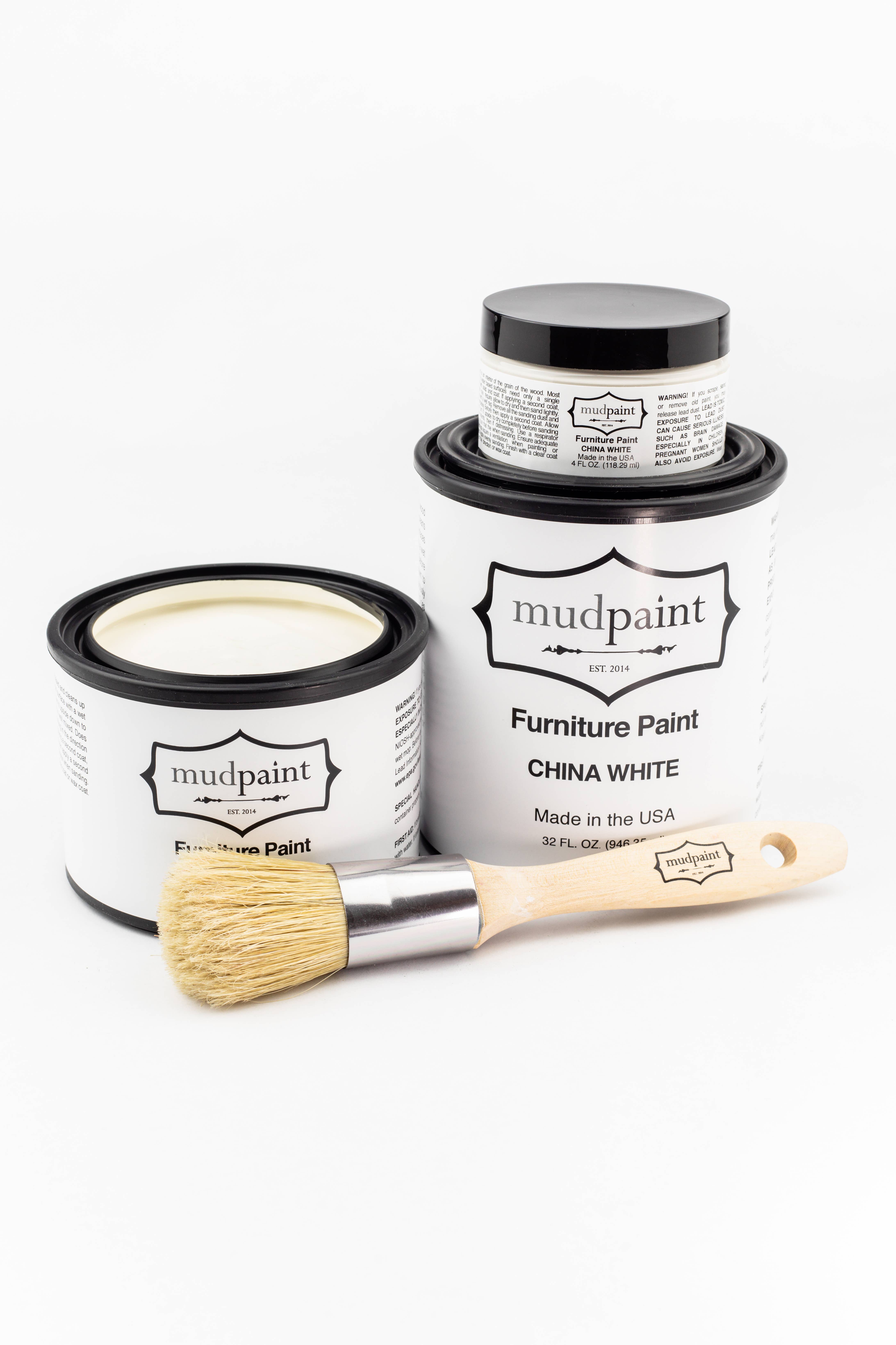 MudPaint - Wholesale Paint Set - China White - MudPaint Clay Furniture Paint17