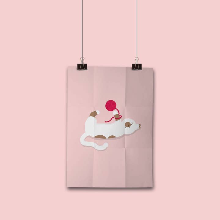 Evesdrop Designs - Wholesale Art print - Cat Art Print1